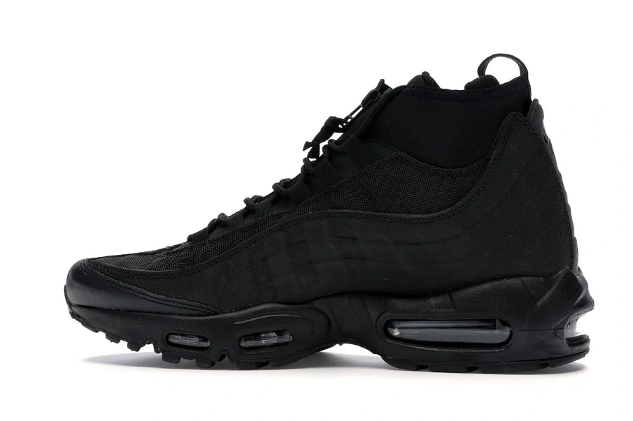 Фото № 6 с приближением к товару «‎Nike Air Max 95 Sneakerboot Triple Black»