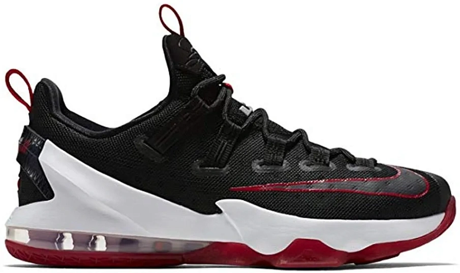 Фото № 1 с приближением к товару «‎Nike LeBron 13 Low Black Red White»