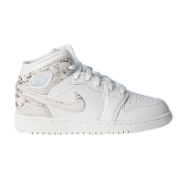 Фото № 1 с приближением к товару «‎Air Jordan 1 Mid GS White Field Silver»
