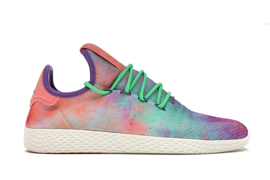 Фото № 1 с приближением к товару «‎adidas Tennis HU Pharrell Holi Tie Dye»