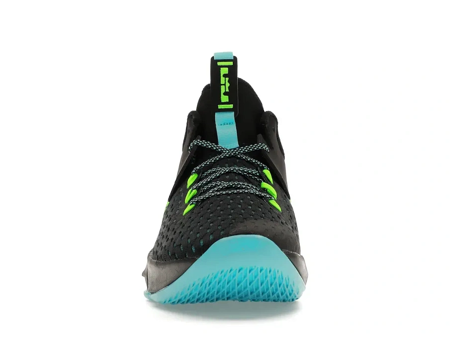 Фото № 2 с приближением к товару «‎Nike LeBron Witness 5 Black Light Blue Fury»