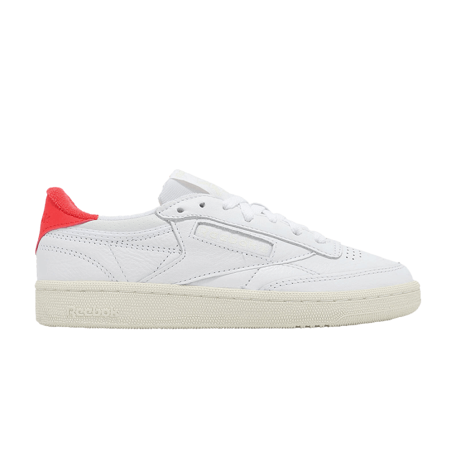 Фото № 1 с приближением к товару «‎Reebok Women's Club C 85 Vintage 40th Anniversary Pack - White Energy Red»
