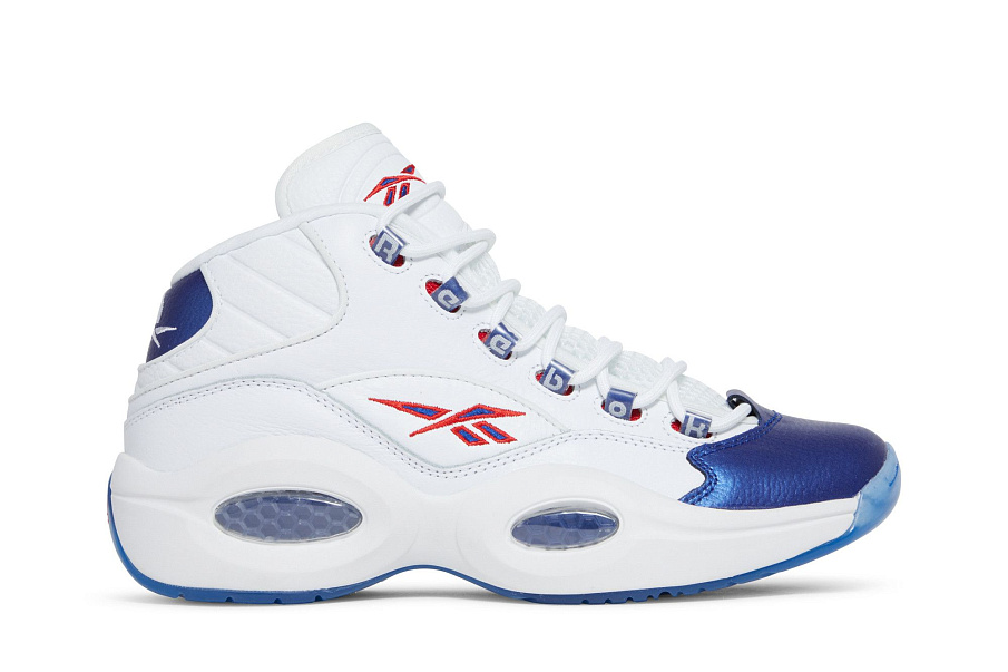 Фото № 2 с приближением к товару «‎Reebok Question Mid Blue Toe 2022»
