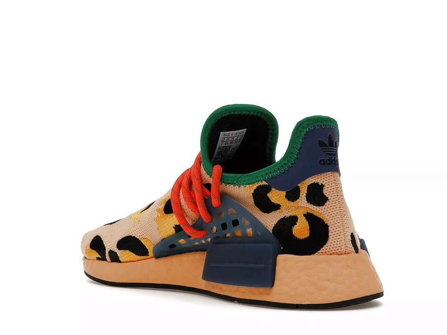 Фото № 3 с приближением к товару «‎adidas NMD Hu Pharrell Animal Print Leopard Pulse Amber»