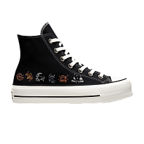 Фото № 1 с приближением к товару «‎Converse Women's Chuck Taylor All Star Platform High Mystic World - Zodiac Sign»