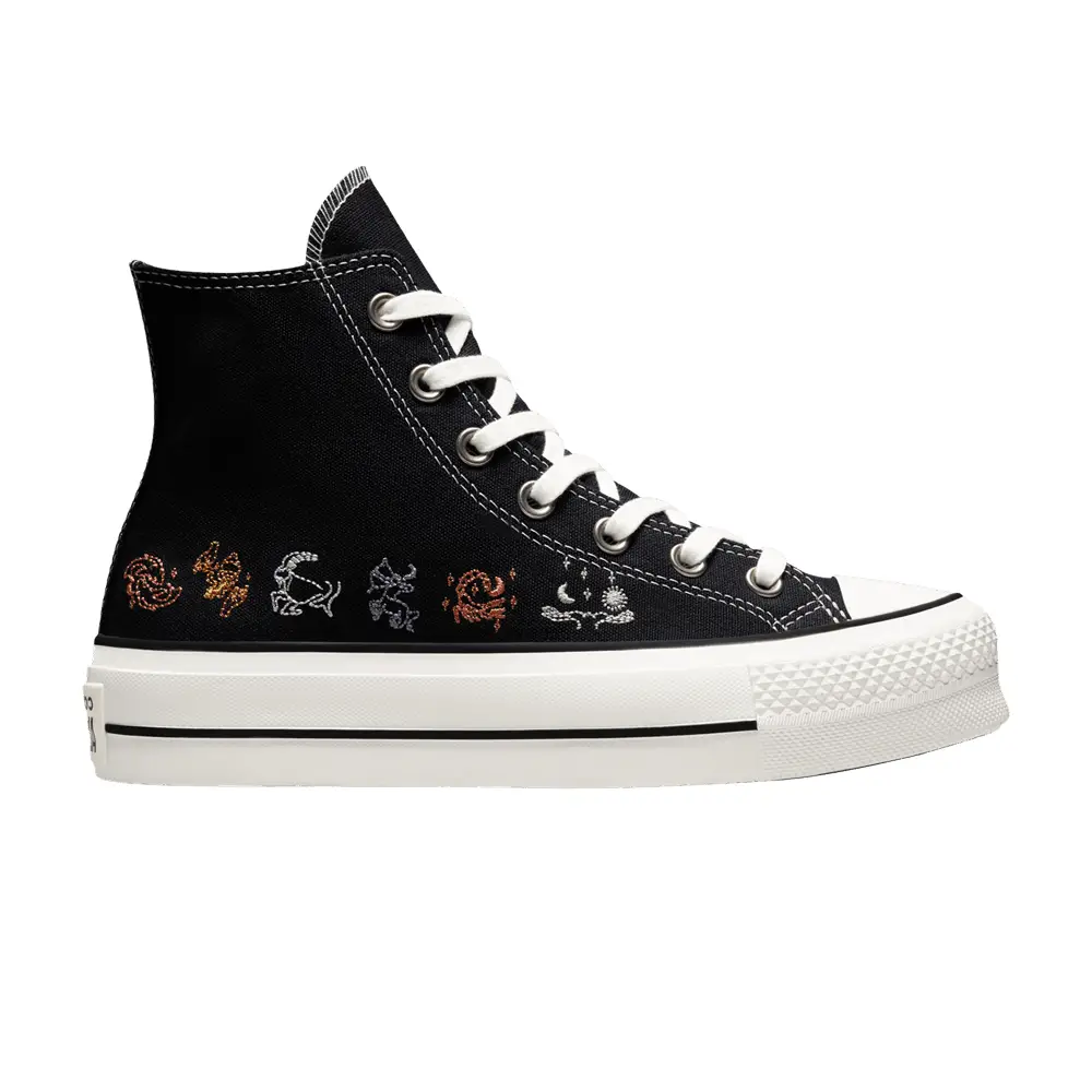 Converse Women's Chuck Taylor All Star Platform High Mystic World - Zodiac Sign - 1