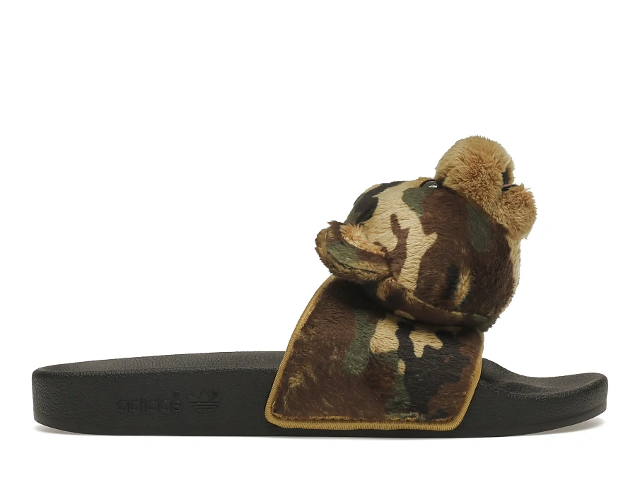 Фото № 1 с приближением к товару «‎adidas JS Adilette Jeremy Scott Teddy Camo»