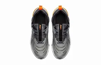 Nike Air Max 270 React ENG (GS) Running Shoes Silver - 6