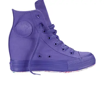 Converse Women's Chuck Taylor Platform Plus Wedge Hi Purple - 1