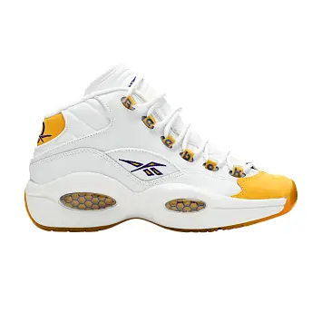Reebok Question Mid Big Kid Yellow Toe - 1