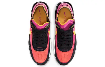 Nike Waffle One "Active Fuchsia" For Women BlackPurpleGold - 7