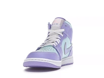 Фото № 4 с приближением к товару «‎Jordan 1 Mid Purple Aqua»