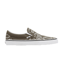 Фото № 1 с приближением к товару «‎Vans Classic Slip-On Peace Paisley - Grape Leaf»