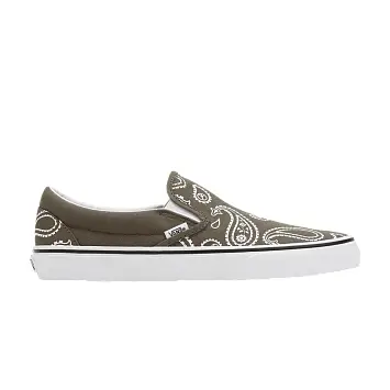 Vans Classic Slip-On Peace Paisley - Grape Leaf - 1