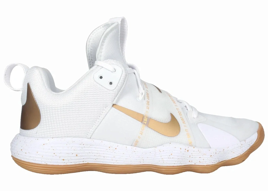 Фото № 1 с приближением к товару «‎Nike React Hyperset SE White Metallic Gold»