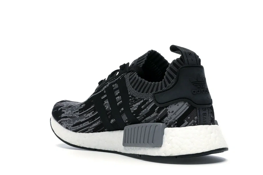Фото № 6 с приближением к товару «‎adidas NMD R1 Core Black Grey Three»