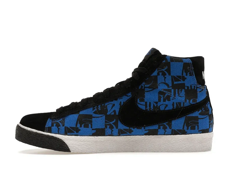 Фото № 3 с приближением к товару «‎Nike SB Blazer Stussy Neighborhood Blue»