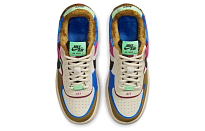 Фото № 4 с приближением к товару «‎Nike Air Force 1Shadow Se m2 White Brown Double Hook Macaron Fossil»