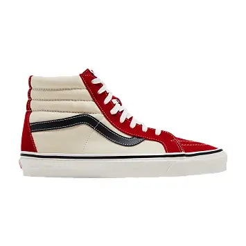 Vans Sk8-Hi 38 DX Anaheim Factory - White Red - 1