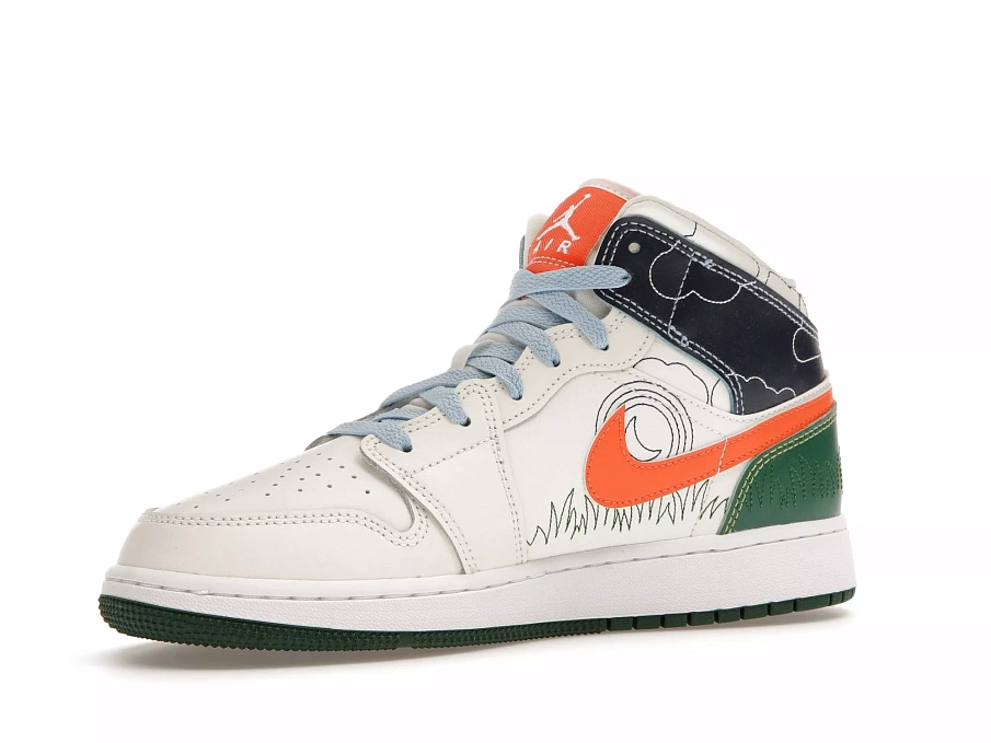 Фото № 4 с приближением к товару «‎Jordan 1 Mid SE Stitch »