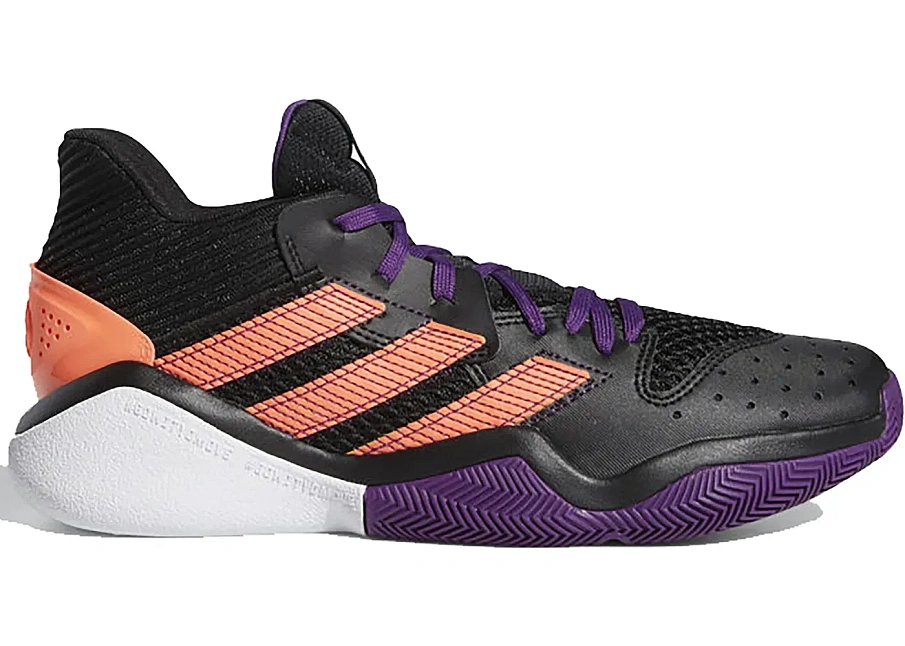 Фото № 1 с приближением к товару «‎adidas Harden Stepback Black Purple Coral»
