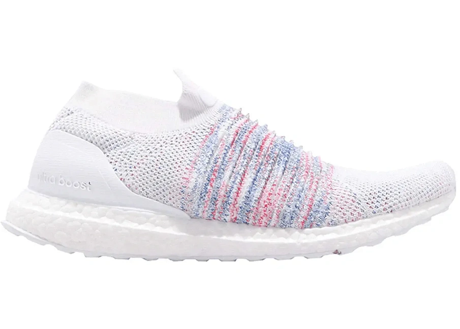 Фото № 1 с приближением к товару «‎adidas Ultraboost Laceless White Multicolor»