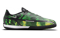 Фото № 2 с приближением к товару «‎Nike Jr. Phantom GT2 Academy IC Soccer Shoes K BlackGreen»