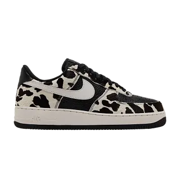 Nike Women's Air Force 1 Low Cow Print Black