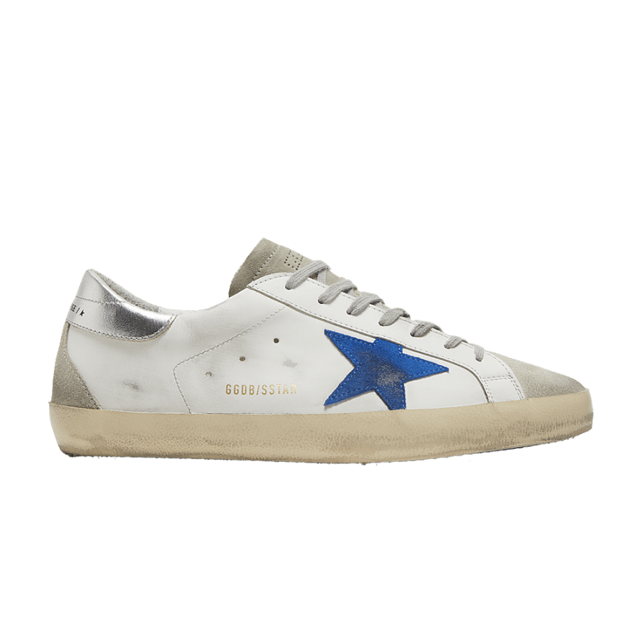 Фото № 1 с приближением к товару «‎Golden Goose Superstar White Electric Blue»