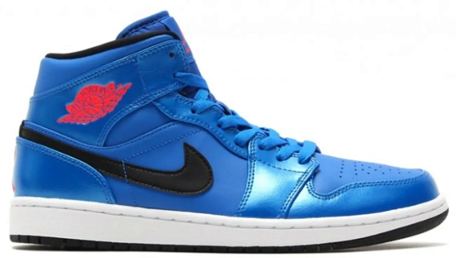 Фото № 1 с приближением к товару «‎Jordan 1 Retro Mid Sport Blue»