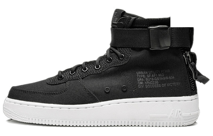 Фото № 1 с приближением к товару «‎Nike SF Air Force 1 Mid GS 'Black'»