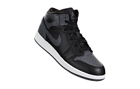 Фото № 2 с приближением к товару «‎Jordan 1 Mid Black Dark Grey (GS) BlackDark Grey»