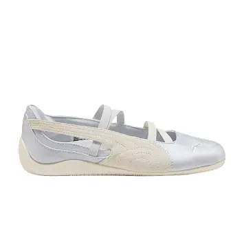 Puma Women's Speedcat Ballet Satin Silver Mist Warm White - 1