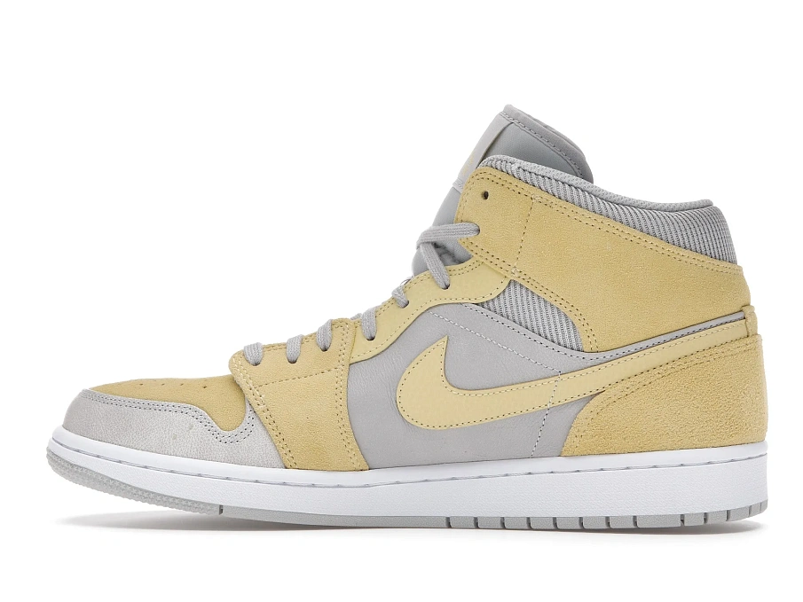 Фото № 5 с приближением к товару «‎Jordan 1 Mid Mixed Textures Yellow»
