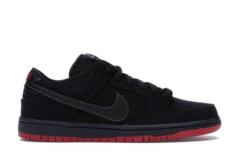 Фото № 1 с приближением к товару «‎Nike SB Dunk Low Levis Black Denim»