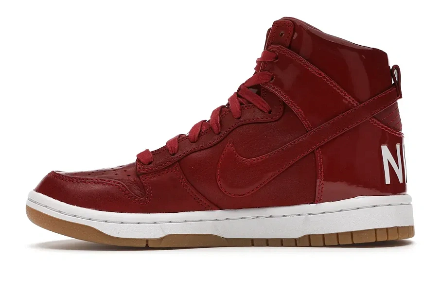 Фото № 3 с приближением к товару «‎Nike Dunk High Lux Gym Red»