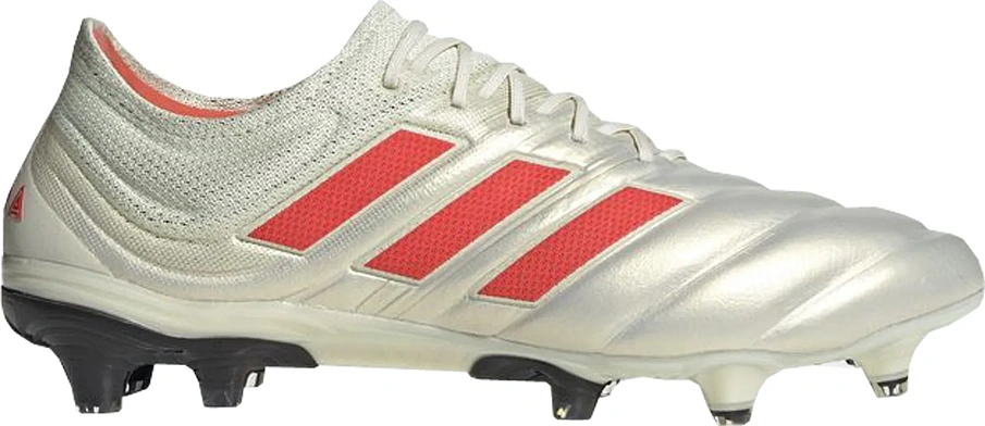 Фото № 1 с приближением к товару «‎adidas Copa 19.1 Firm Ground Cleat Off White Solar Red»