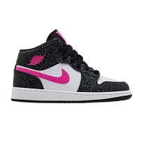 Фото № 1 с приближением к товару «‎Air Jordan 1 Mid SE GS Black Anthracite»