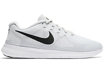 Фото № 1 с приближением к товару «‎Nike Free Run 2017 White Black Pure Platinum »