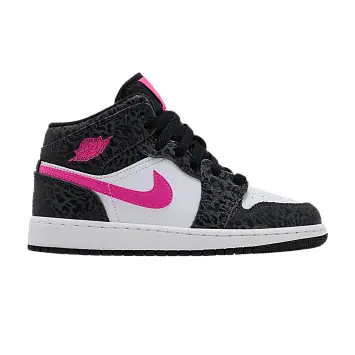 Air Jordan 1 Mid SE GS Black Anthracite - 1