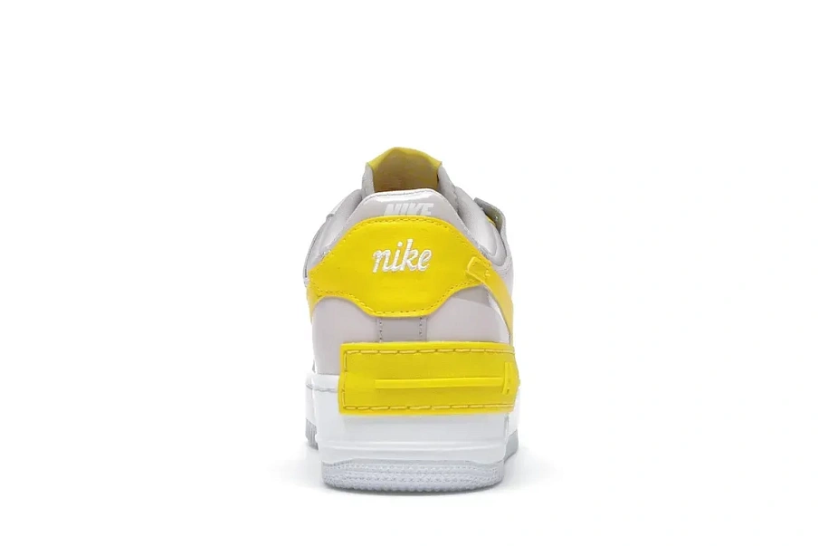 Фото № 4 с приближением к товару «‎Nike Air Force 1 Low Shadow White Barely Rose Speed Yellow »