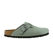 Фото № 1 с приближением к товару «‎Birkenstock Boston Oiled Leather Narrow Sandal Pure Sage»