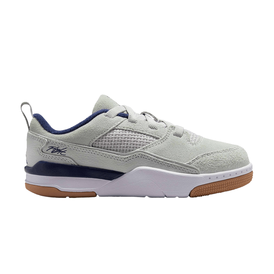 Фото № 1 с приближением к товару «‎Air Jordan Flight Court PS Neutral Grey Midnight Navy Gum»
