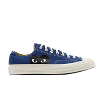 Фото № 1 с приближением к товару «‎Comme des Garçons PLAY x Converse Chuck 70 Low Blue Quartz»