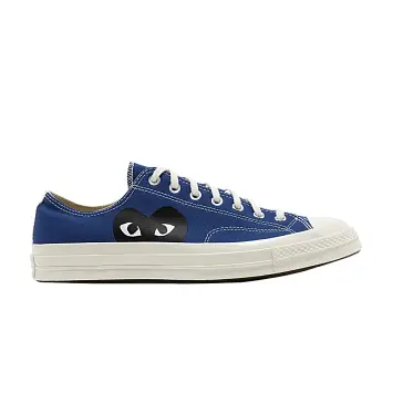 Comme des Garçons PLAY x Converse Chuck 70 Low Blue Quartz - 1