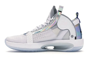 Jordan XXXIV White Metallic Silver (AR3240-101-BQ3381-101) - 3