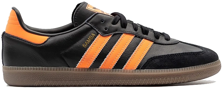 Фото № 1 с приближением к товару «‎adidas Samba OG Core Black Hi Res Orange»