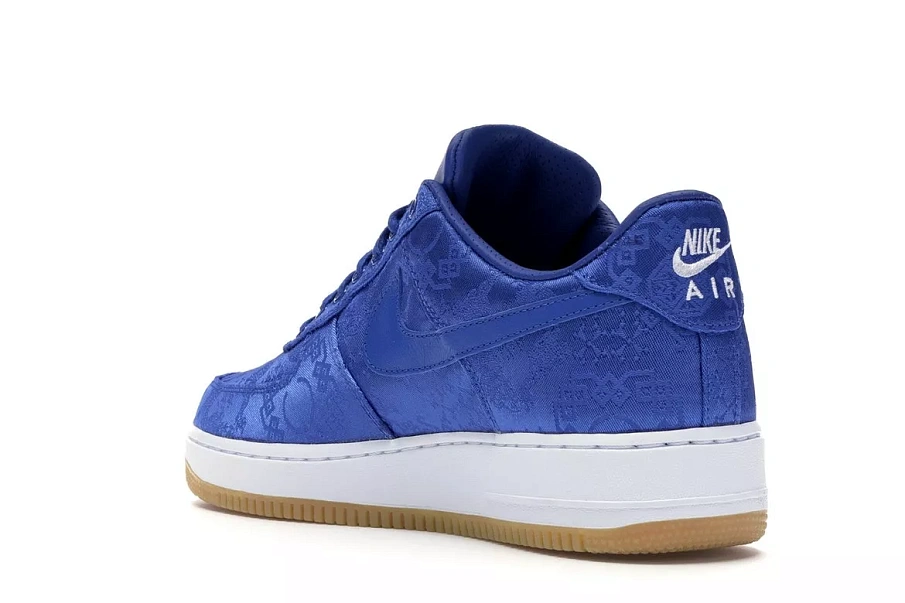 Фото № 4 с приближением к товару «‎Nike Air Force 1 Low CLOT Blue Silk»