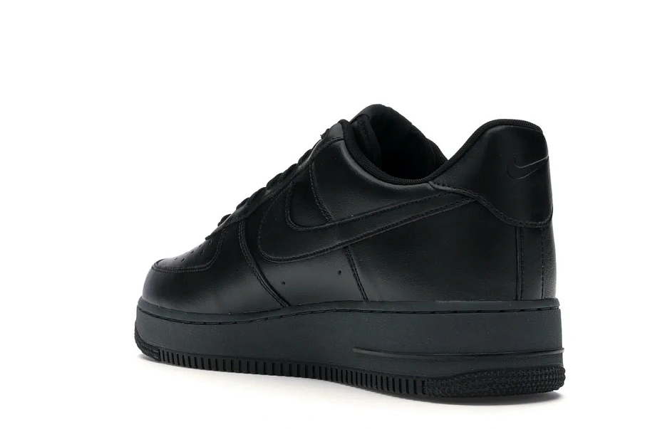 Фото № 6 с приближением к товару «‎Nike Air Force 1 Flyleather Black»
