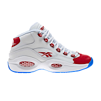 Фото № 1 с приближением к товару «‎Reebok Question Mid GS White Pearlized Red»